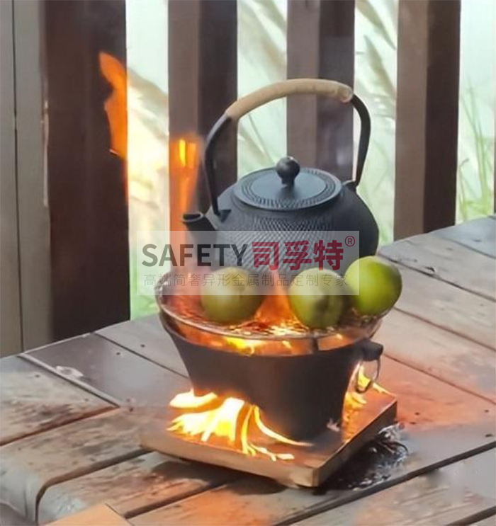 圍爐煮茶小貼士：火災(zāi)、中毒、燙傷需防范[精制鋼圍爐茶桌](圖1)