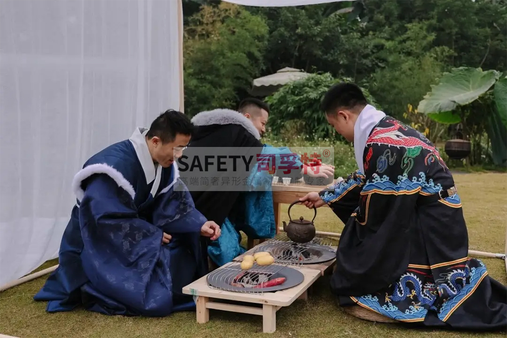 “圍爐煮茶”與非遺相互引流，潮流與文化傳承并不沖突[精致鋼圍爐，炭火爐](圖2)